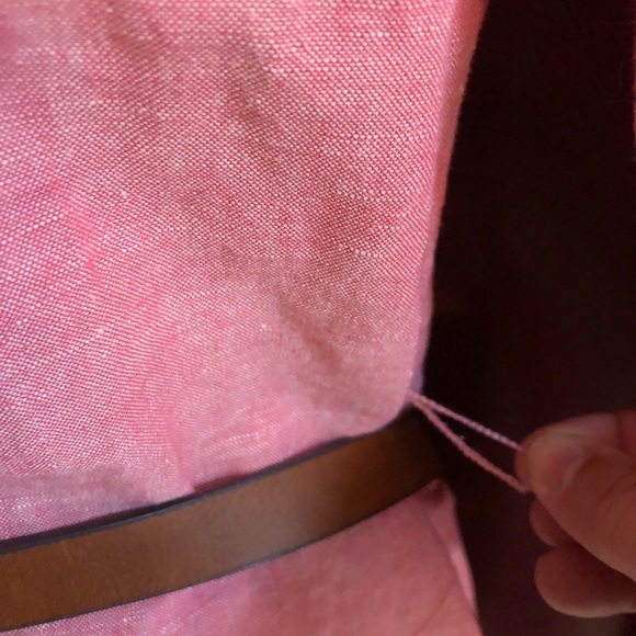 Brook’s Brothers size 4 Linen Button Down Dress in pink - Picture 10 of 12